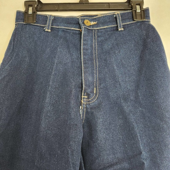 Vintage Braxton Jeans High Rise Dark Wash Blue Denim Size 7 Runs SMALL 25" Waist - Picture 2 of 16